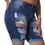 Thumbnail: Gboomo Womens Plus Size Jean Shorts High Waisted Bermuda Denim Shorts Distresse