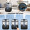 Thumbnail: Humidifiers for Bedroom, Ultrasonic 5L Top Fill Humidifiers for Large Room Baby