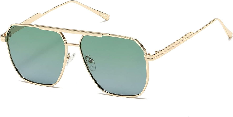 Thumbnail: kimorn Polarized Sunglasses Womens Men Retro Oversized Square Vintage Fashion S