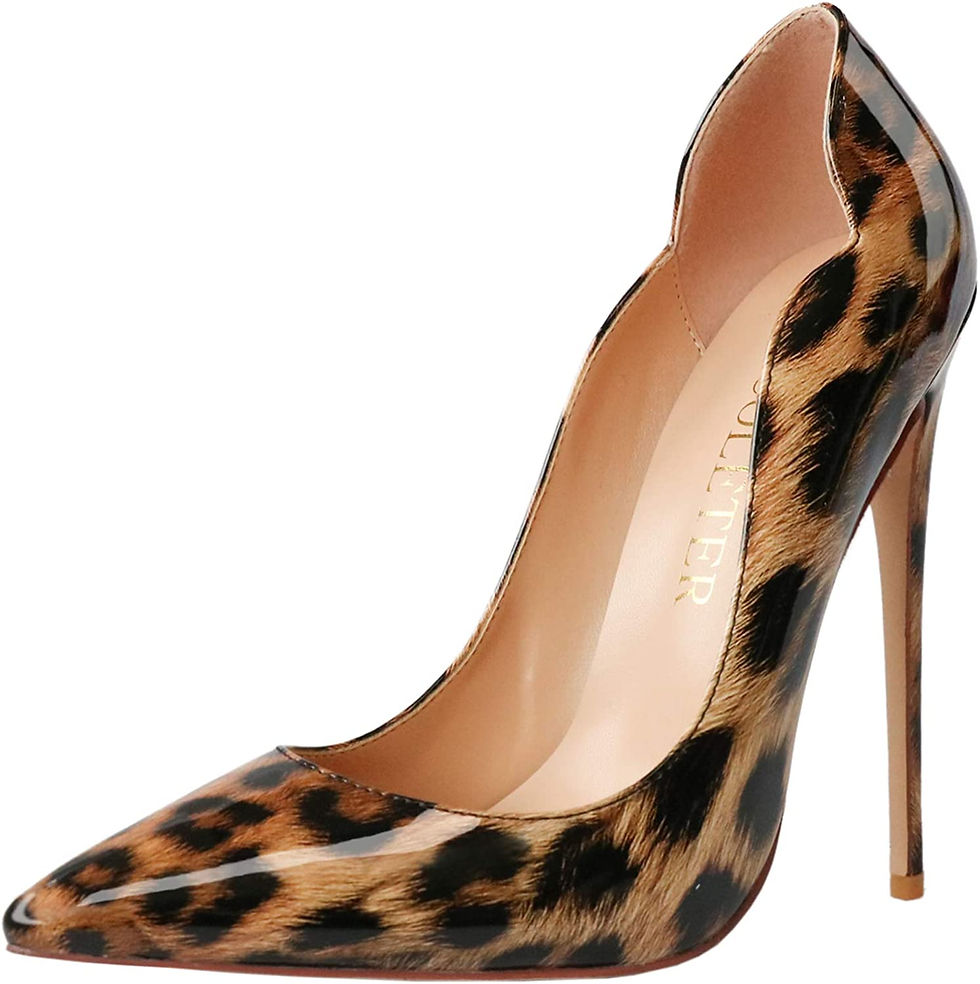 Thumbnail: COLETER High Heels for Women, 4.72 inch/12cm Pointed Toe Dress Shoes Stiletto H