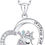 Thumbnail: Jewlpire Unicorns Gifts for Girls 925 Sterling Silver Unicorn Necklaces Colorfu