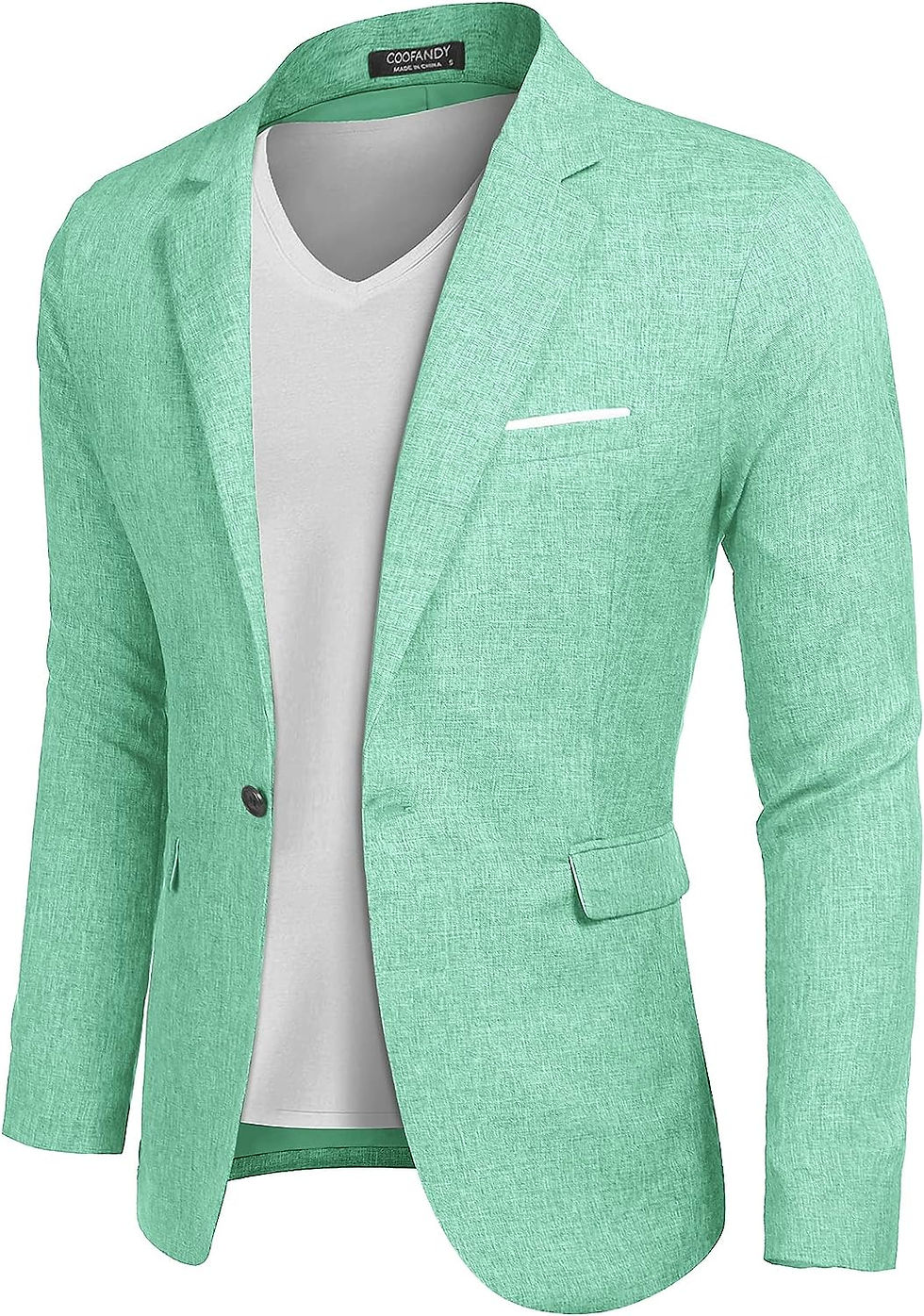 Thumbnail: COOFANDY Men's Casual Suit Blazer Jackets Lightweight Sports Coats One Button