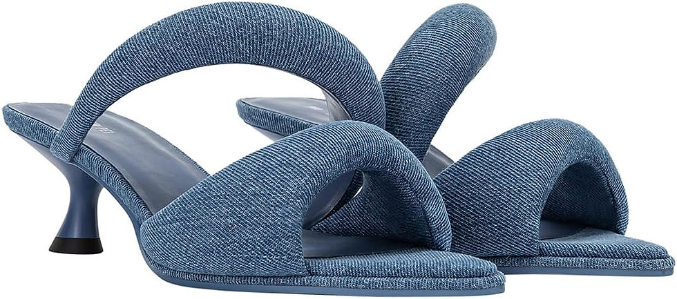 Thumbnail: JW PEI Women's Sara Mule Heeled Sandals