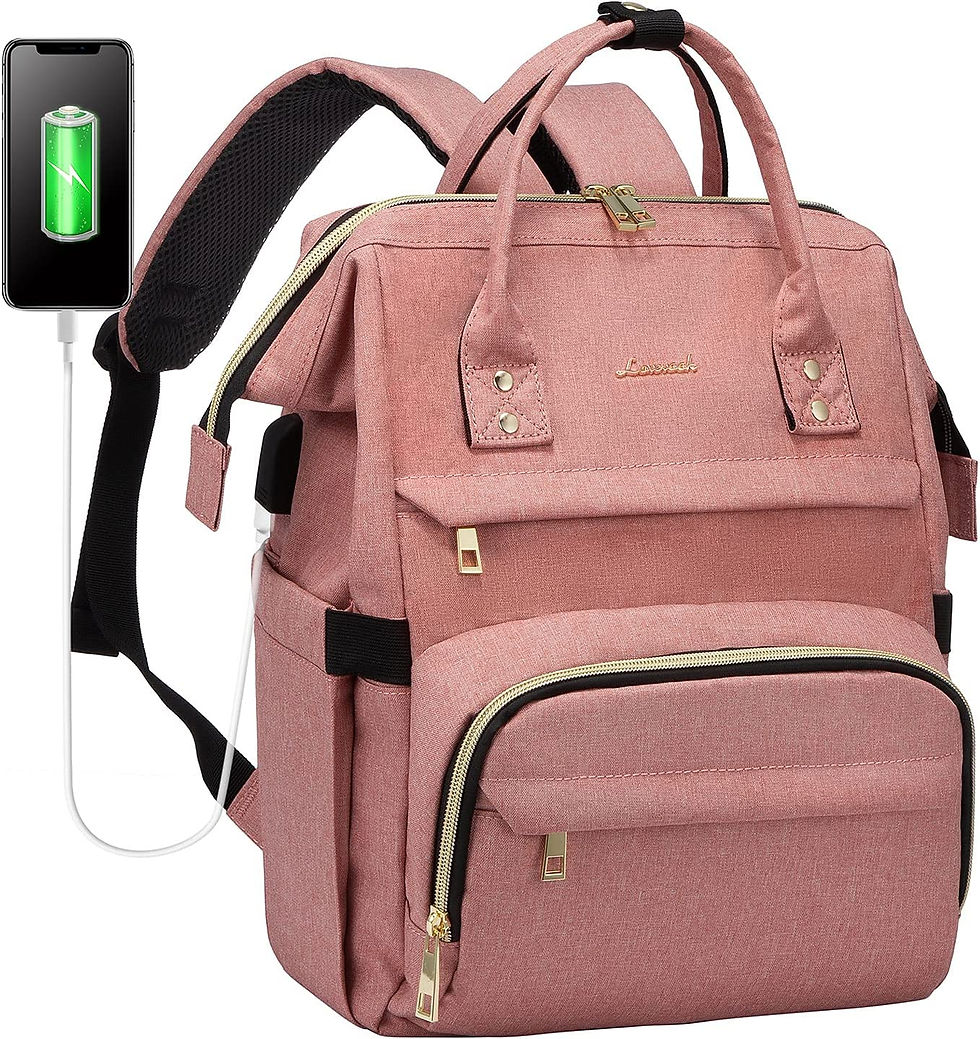 Thumbnail: LOVEVOOK Laptop Backpack for Women Fashion Travel Bags Business Computer Purse 