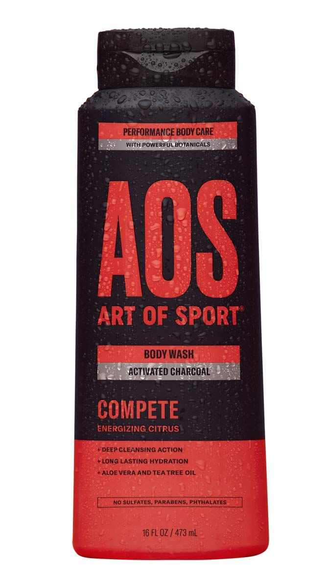 Thumbnail: Art of Sport Men’s Body Wash, Charcoal Activated Shower Soap, Citrus Fragranc