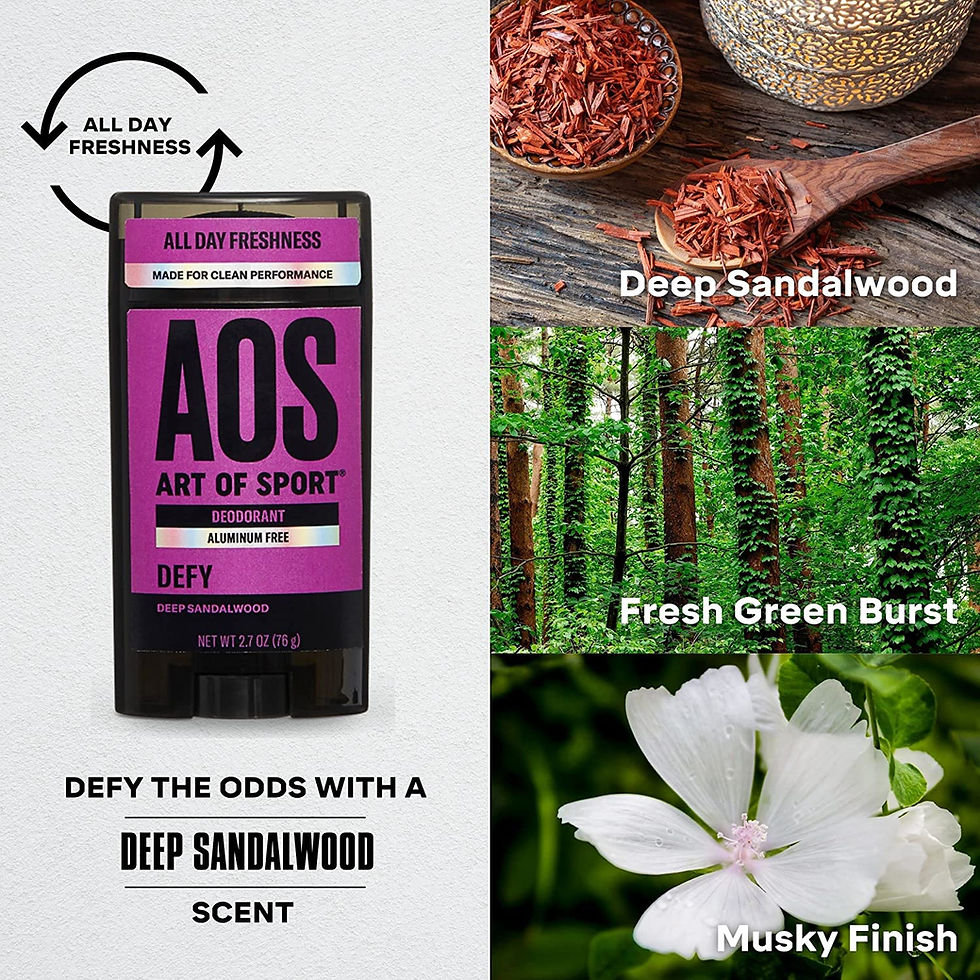 Thumbnail: Art of Sport Men’s Deodorant, Aluminum Free, Sandalwood Fragrance, Made with 
