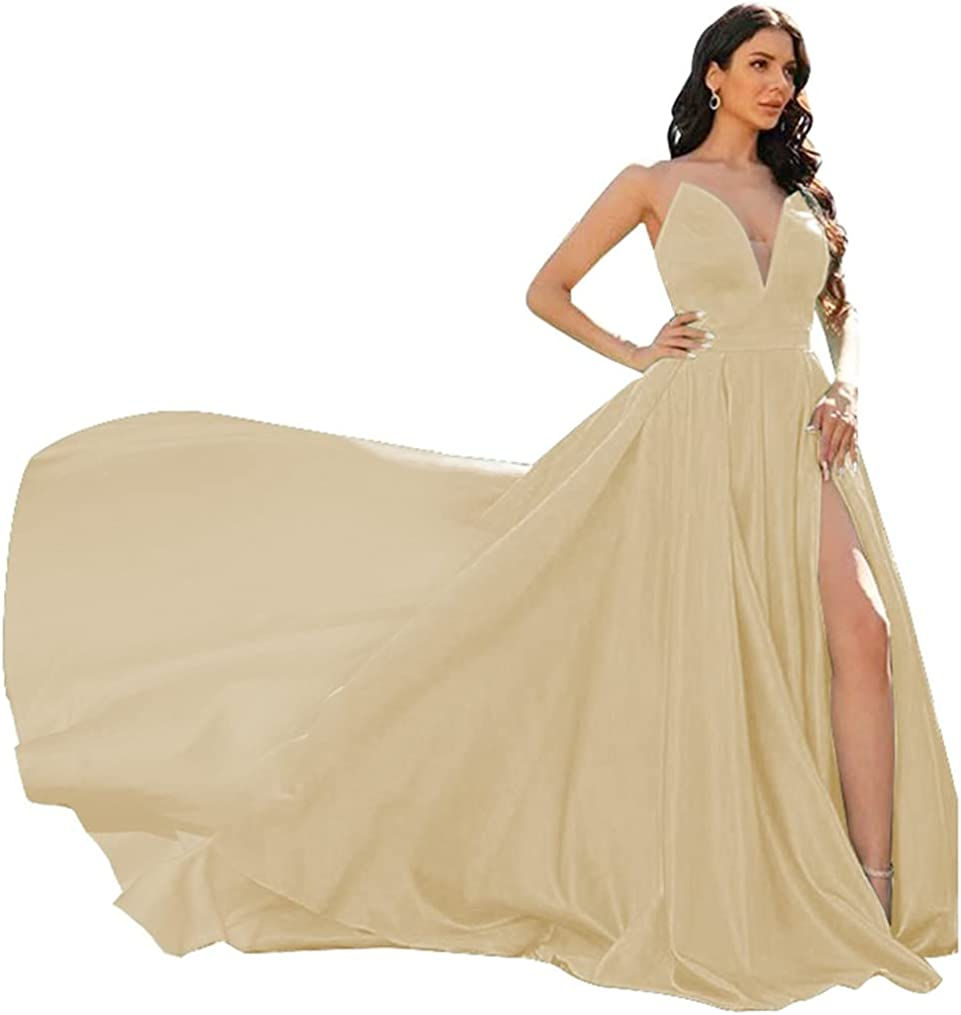 Thumbnail: Off Shoulder Formal Dresses for Women Prom Ball Gown Long Party Evening Dress w