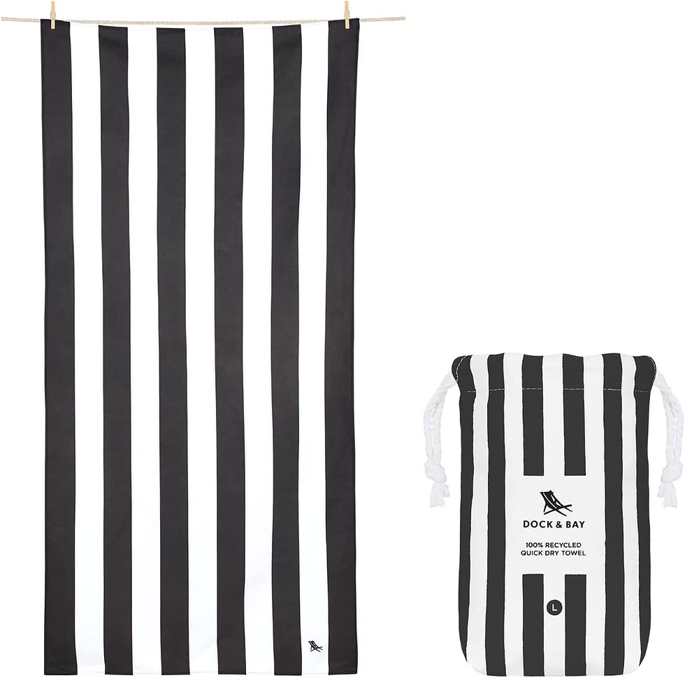 Thumbnail: Dock & Bay Beach Towel - Quick Dry, Sand Free - Compact, Lightweight - 100% Rec