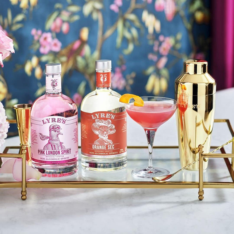 Thumbnail: Lyre's Pink London Non-Alcoholic Spirit - Pink Gin Style | 23.7oz X 1 | Enjoy T