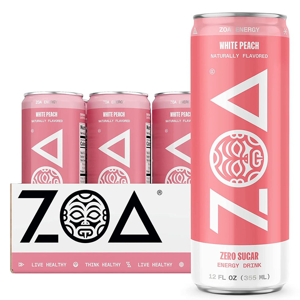 Thumbnail: ZOA Zero Sugar Energy Drinks - Healthy Energy Formula with Vitamins, Electrolyt