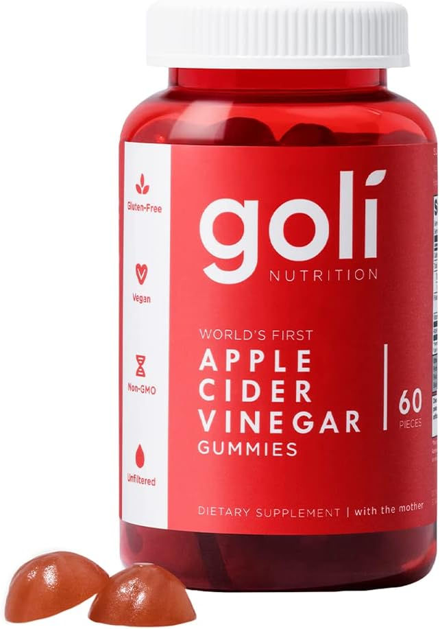 Thumbnail: Goli Apple Cider Vinegar Gummy Vitamins - 60 Count - Vitamin B12, Gelatin-Free,