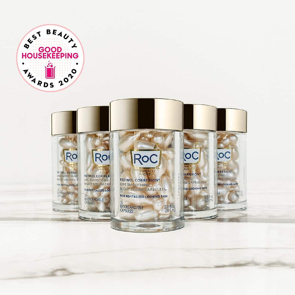 Thumbnail: RoC Retinol Correxion Anti-Aging Wrinkle Night Serum, Daily Line Smoothing Skin