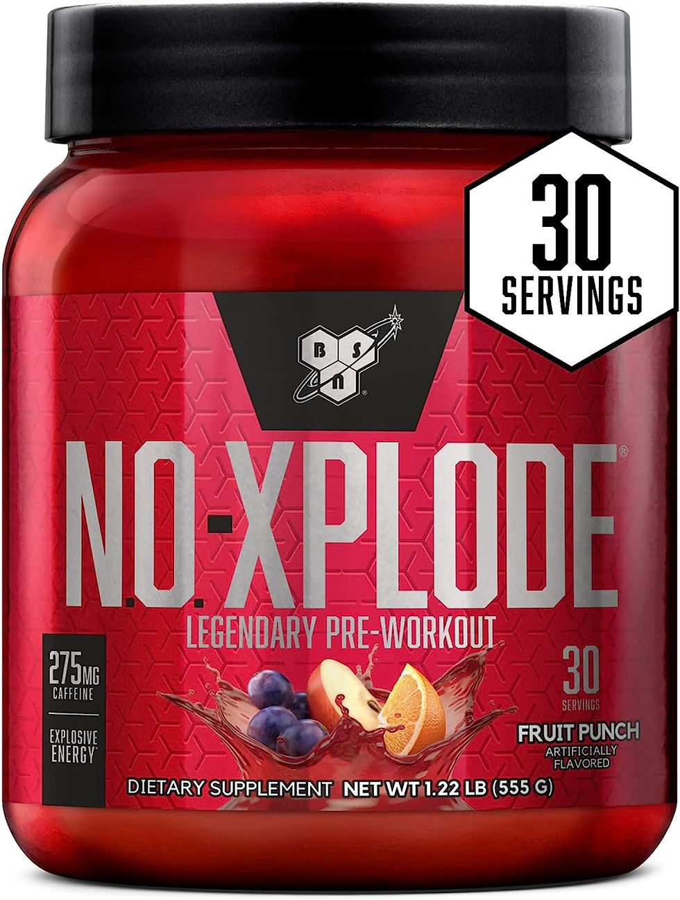Thumbnail: BSN N.O.-XPLODE Pre Workout Supplement with Creatine, Beta-Alanine, and Energy,