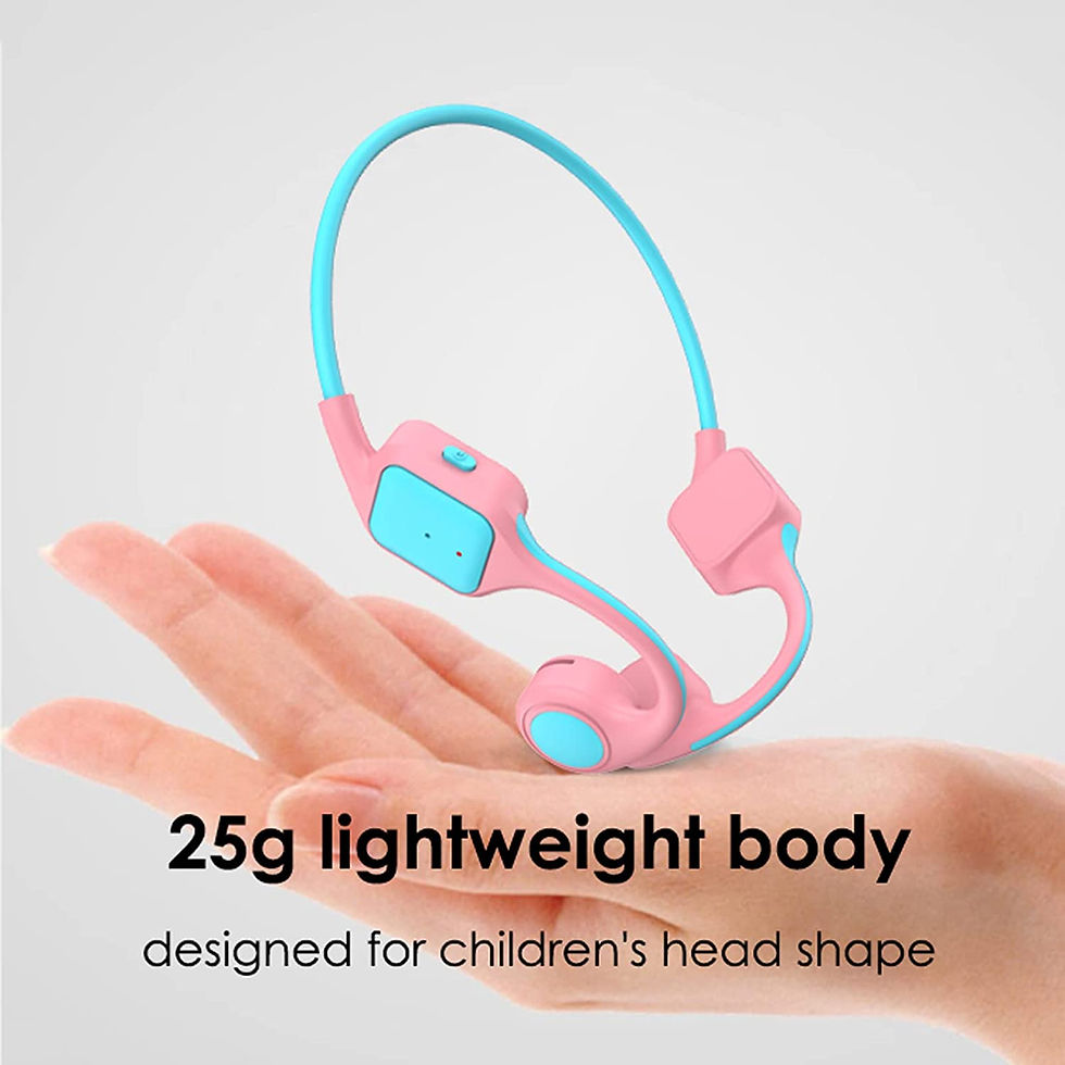 Thumbnail: Kids Headphones for School - Bone Conduction Child Headphones for Boys Girls To