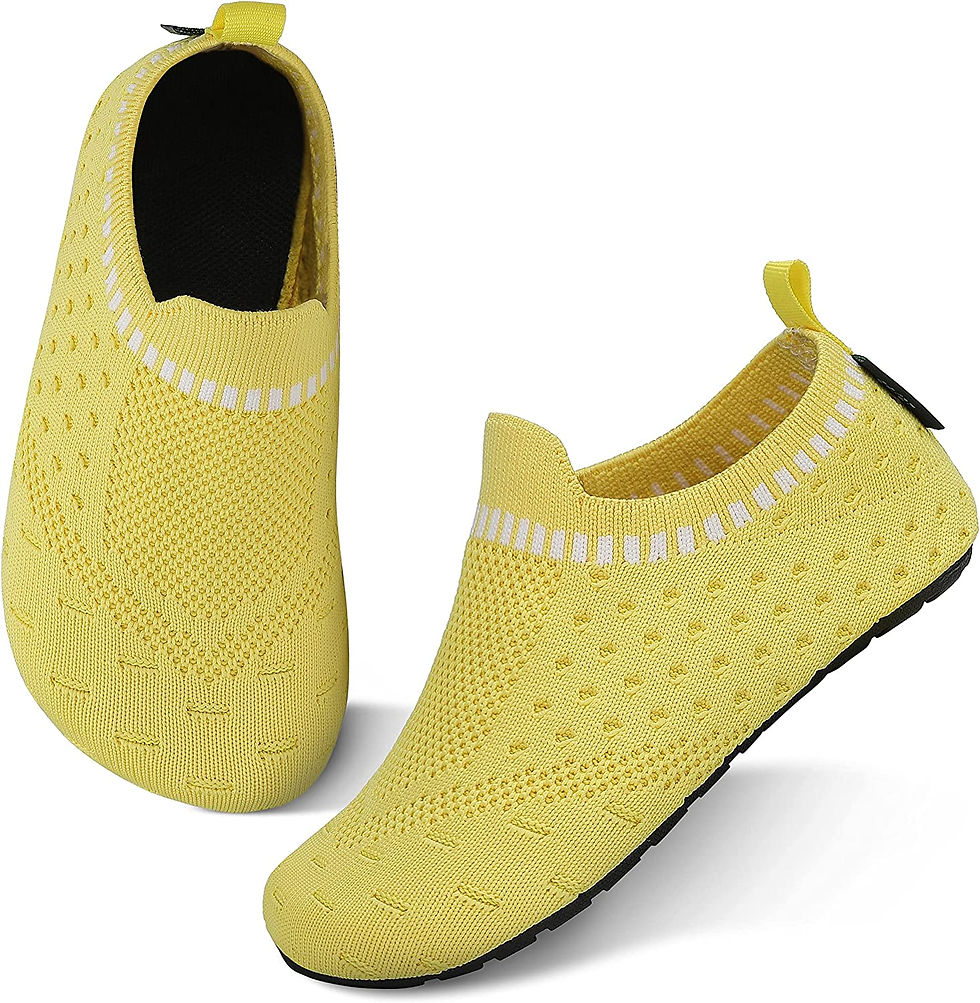 Thumbnail: SAGUARO Kids Toddler House Slippers Boys Girls Indoor Home Shoes Non Slip Light