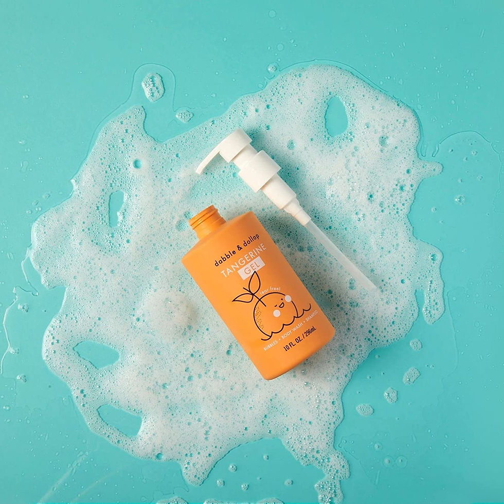 Thumbnail: Dabble & Dollop Tangerine Gel - 3-in-1 Natural Bubble Bath, Body Wash & Shampoo