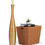 Thumbnail: LEEWADEE Large Floor Vase – Handmade Flower Holder Made of Wood, Sophisticate