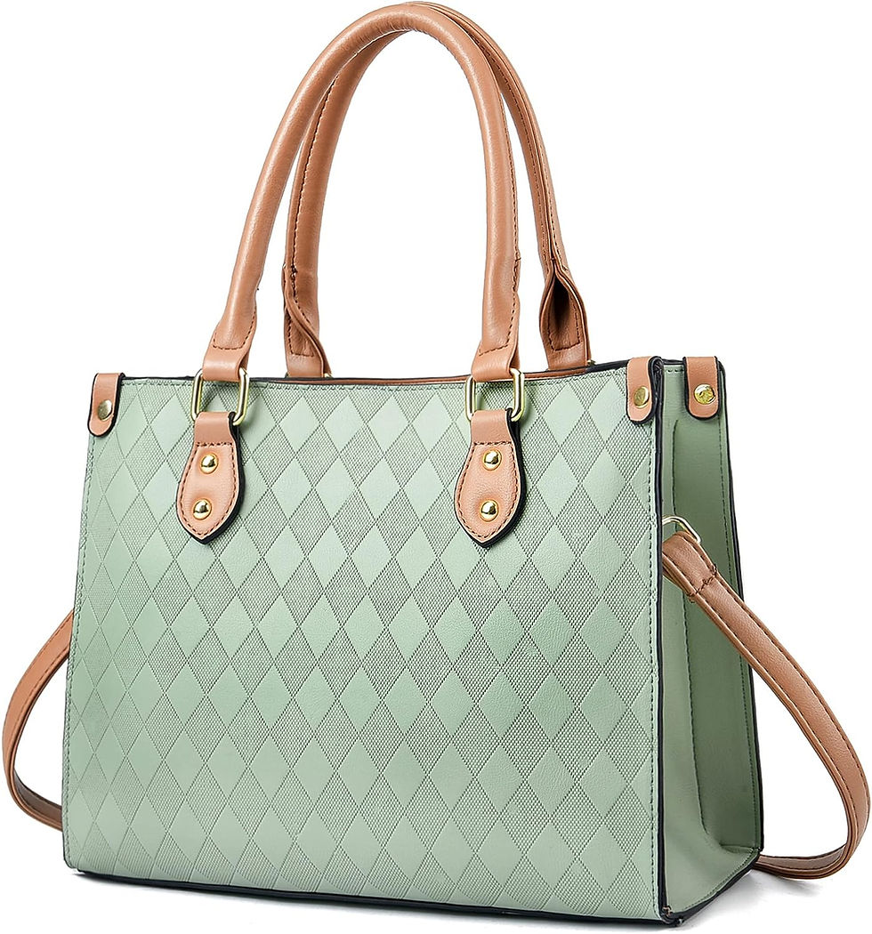 Thumbnail: BAIKELI Purses and Handbags for Women Top Handle Satchel Tote Bag for Ladies Pu