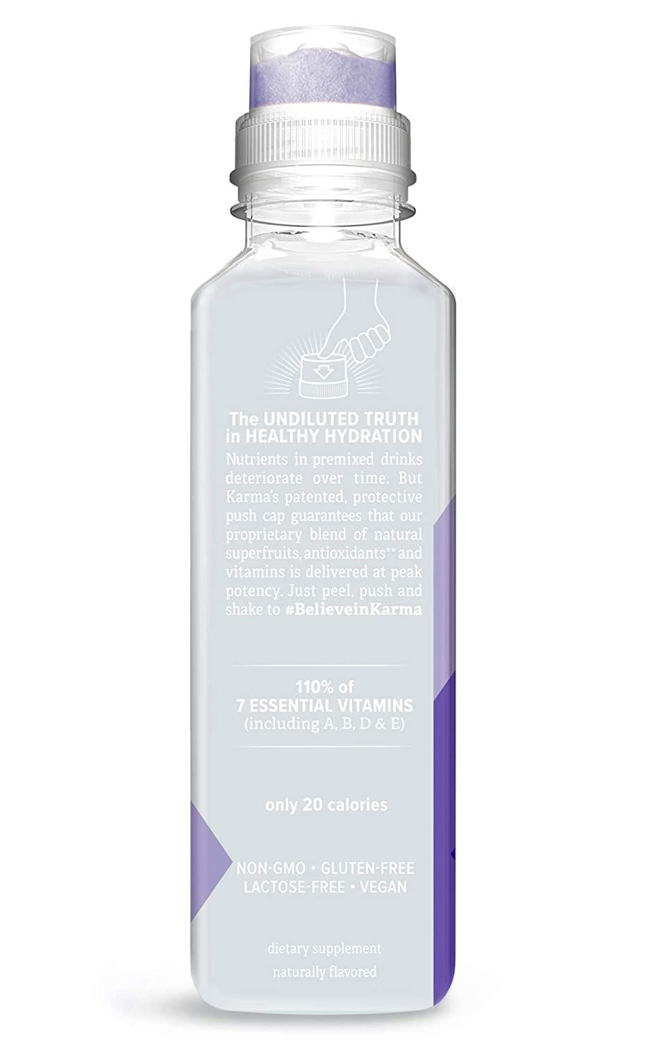 Thumbnail: Karma Wellness Flavored Vitamin Water, Elderberry Starfruit, Immunity Support w