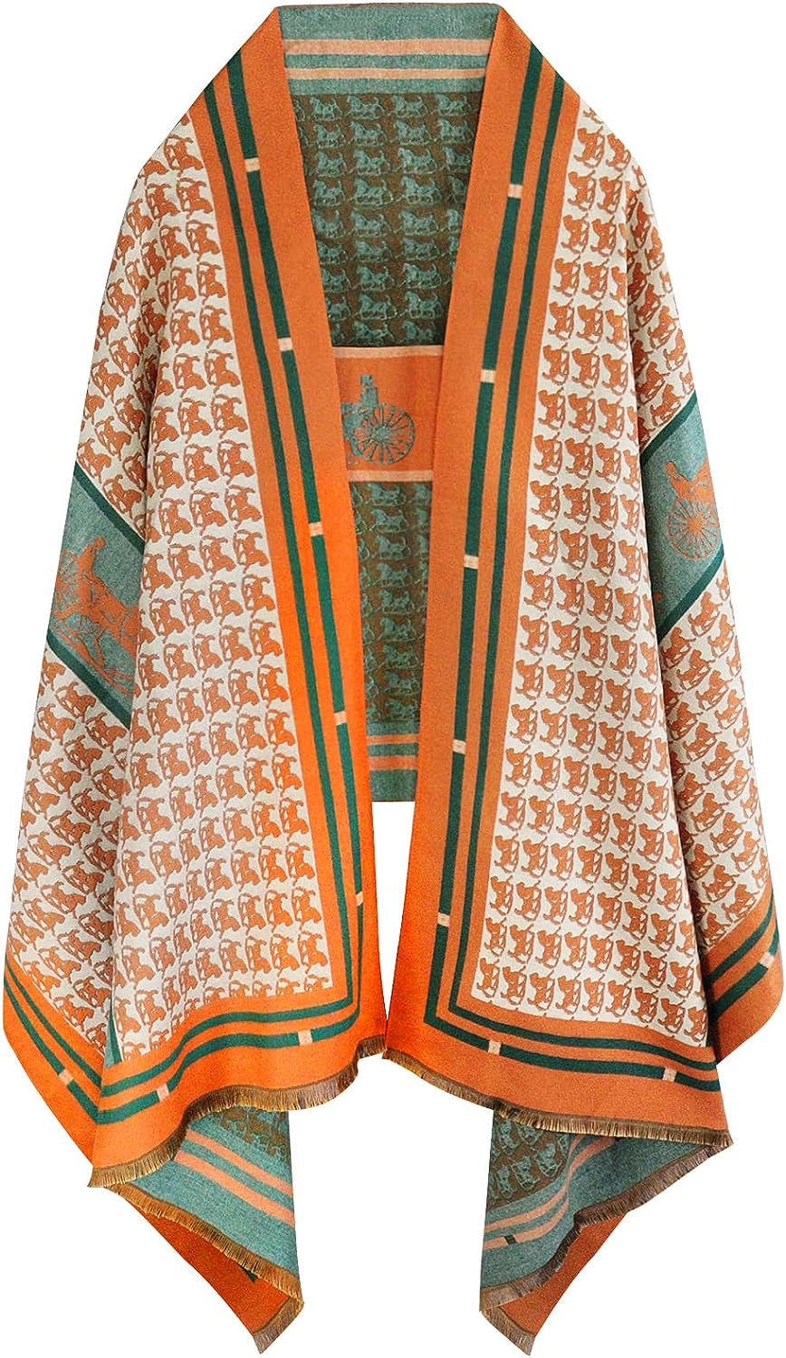 Thumbnail: LIFWARM Scarfs for Women Shawls and Wraps for Evening Dresses Pashmina Scarves 