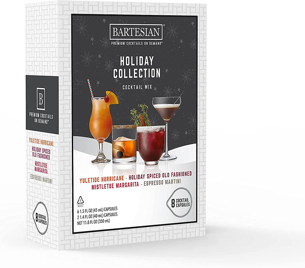 Thumbnail: Bartesian Mint Julep Cocktail Mixer Capsules, Pack of 8 Cocktail Capsules, for 