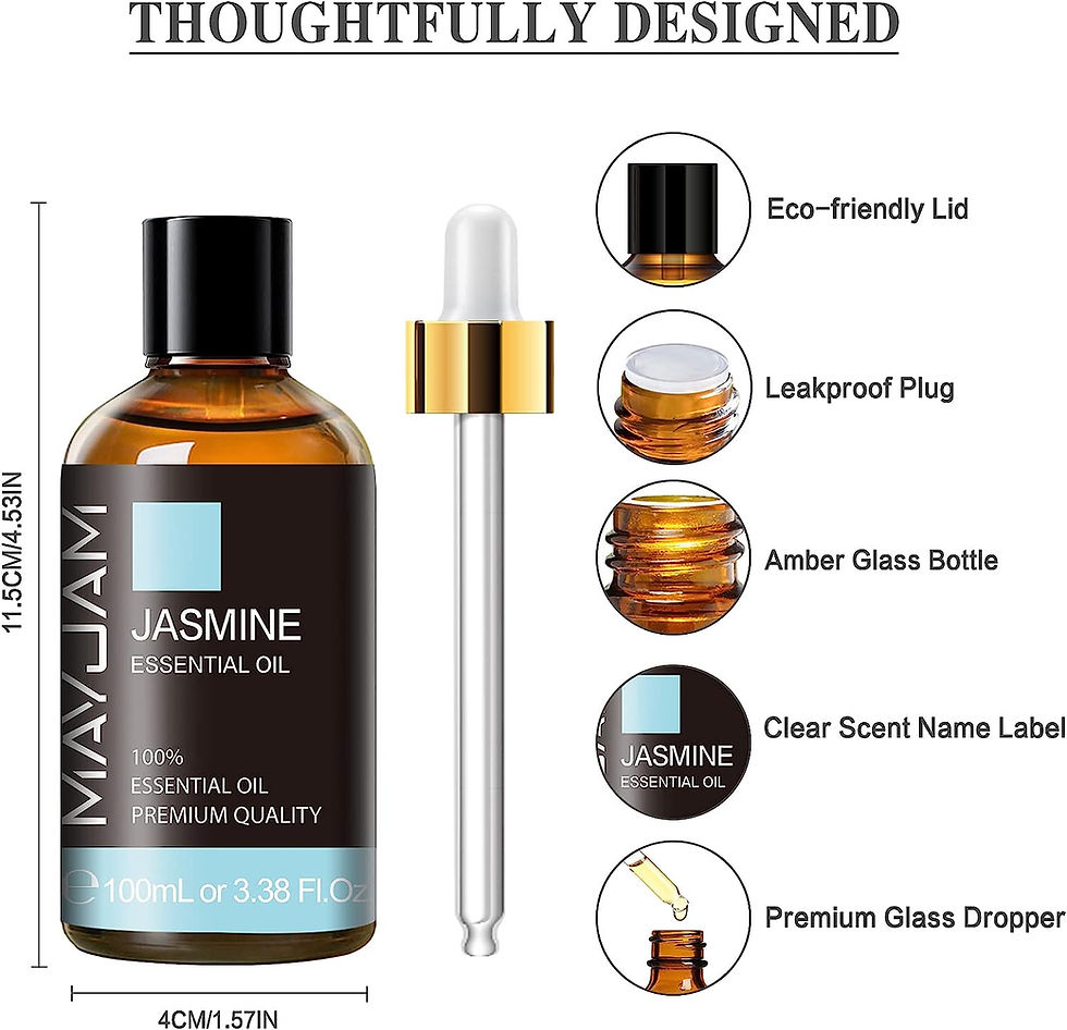 Thumbnail: Jasmine Essential Oil for Perfume and Relaxation, MAYJAM Pure Essential Oils fo
