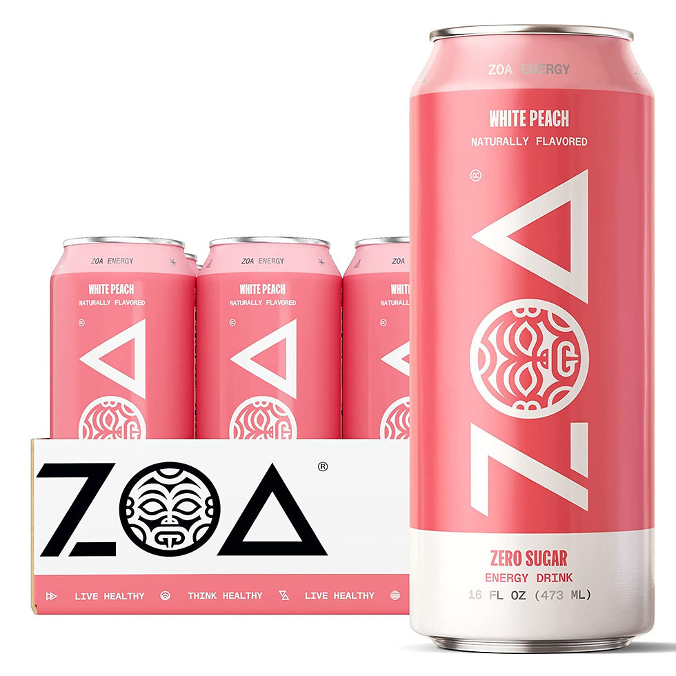 Thumbnail: ZOA Zero Sugar Energy Drinks - Healthy Energy Formula with Vitamins, Electrolyt