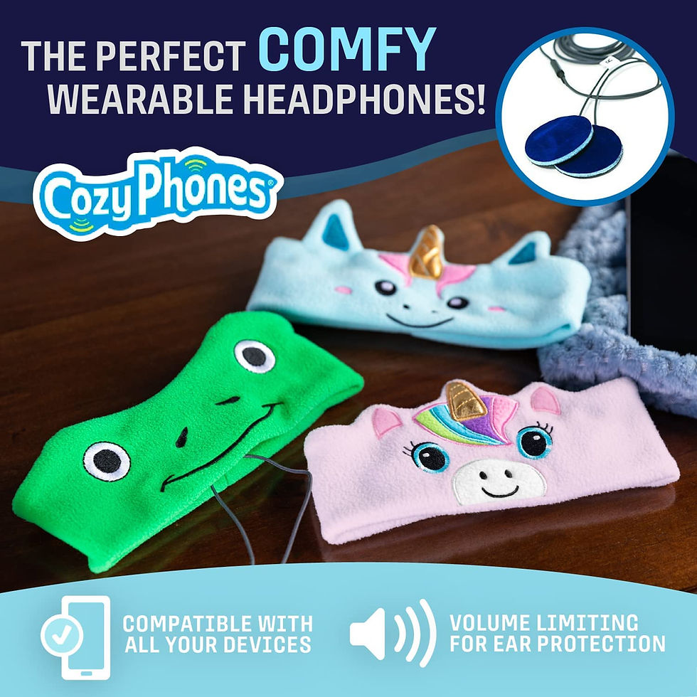 Thumbnail: CozyPhones Over The Ear Headband Headphones - Kids Headphones Volume Limited wi