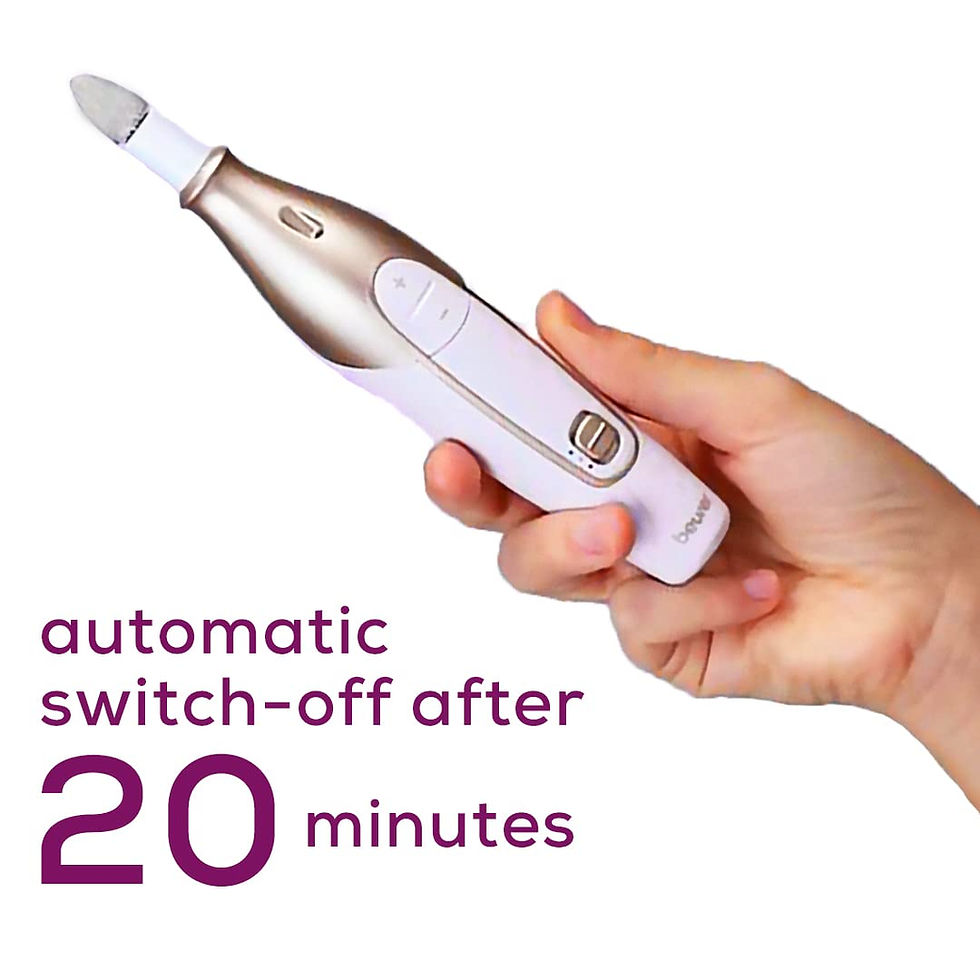 Thumbnail: Beurer MP64 Nail Drill Kit, Cordless Electric Nail File with 10 Attachments and