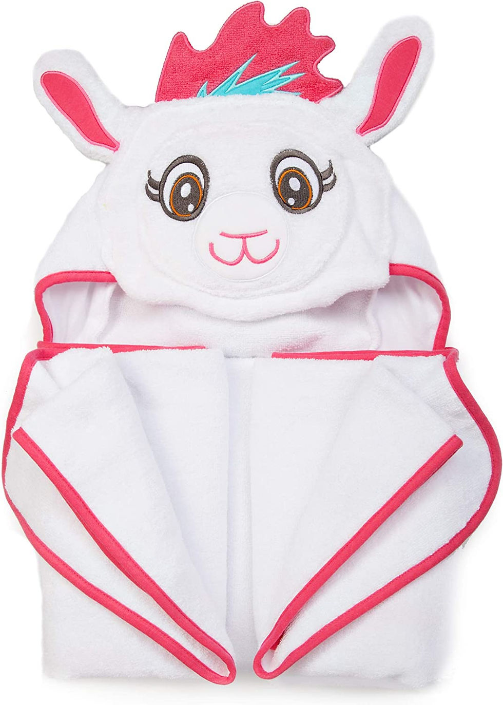 Thumbnail: Premium Hooded Towel for Kids | Llama Design | Ultra Soft and Extra Large | 100