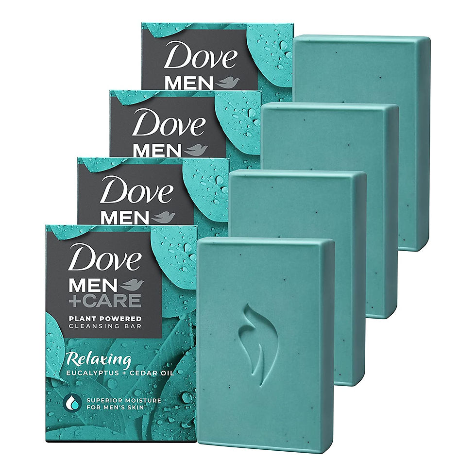 Thumbnail: Dove Men+Care Natural Essential Oil Bar Soap Relaxing Eucalyptus Oil & Cedar Oi