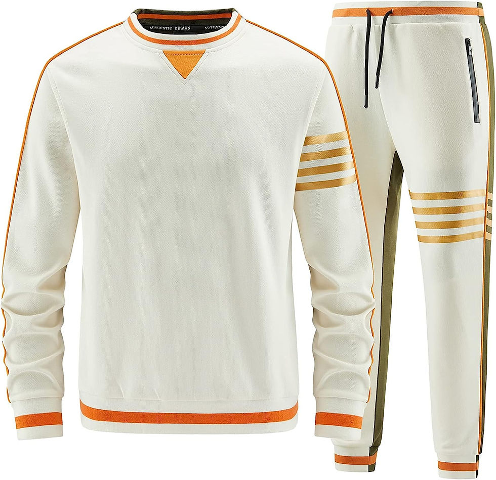 Thumbnail: Men's Casual Tracksuits Long Sleeve Jogging Suits Sweatsuit Sets Track Jackets 