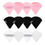 Thumbnail: Sibba 12 Pieces Triangle Powder Puffs Face Cosmetic Powder Puff Washable Reusab