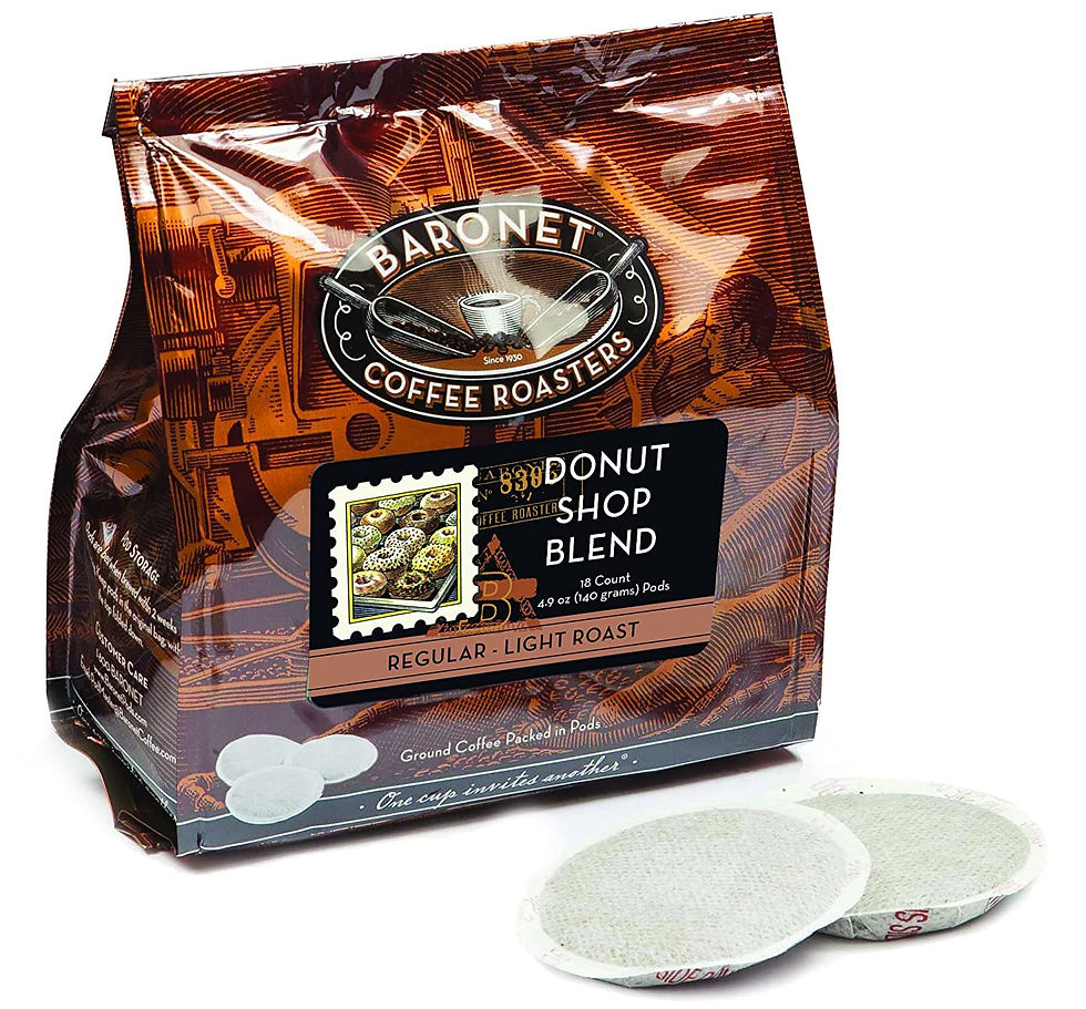Thumbnail: Baronet Coffee Cappuccino Coffee Pods Bag - Flavored - Medium Roast - 18 Count,