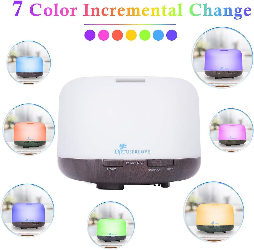 Thumbnail: Diffuser love Essential Oil Diffuser 500ML Ultrasonic Aromatherapy Diffuser Mist