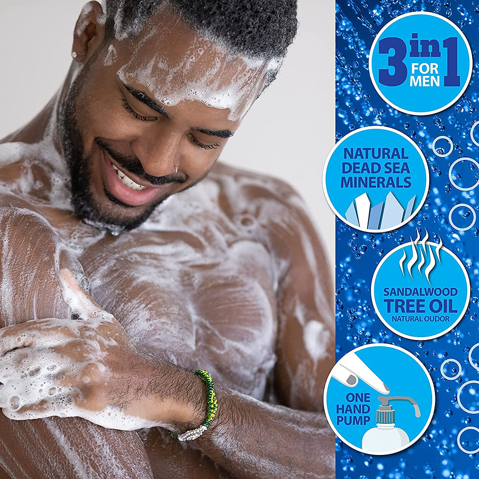 Thumbnail: Dead Sea Collection Men’s Body Wash - Pack of 2 (67.6 Fl. Oz) - Sandalwood 3 