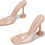 Thumbnail: Cape Robbin Lithe Sexy High Heels for Women, Square Open Toe Shoes Heels