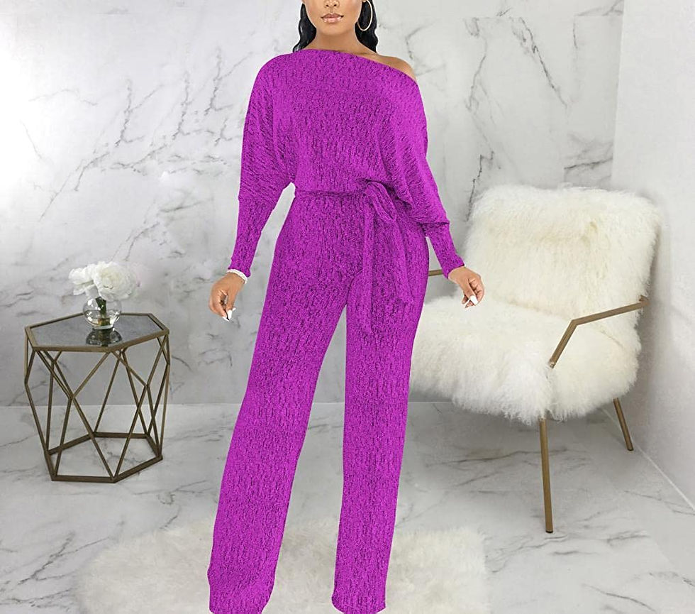 Thumbnail: DinyIn Sexy Deep V Neck Long Wide Leg Pant for Women Casual Solid Jumpsuits Plu