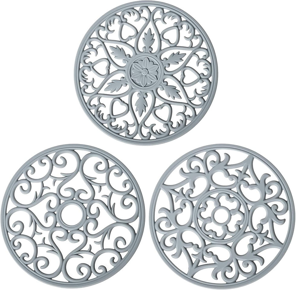 Thumbnail: Nstezrne Trivets for Dishes,Silicone Hot Pads for Kitchen, Trivets for Hot Pots