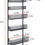 Thumbnail: Over The Door Pantry Organizer 6-Tier Adjustable Tiers Hanging & Wall Mount Spi