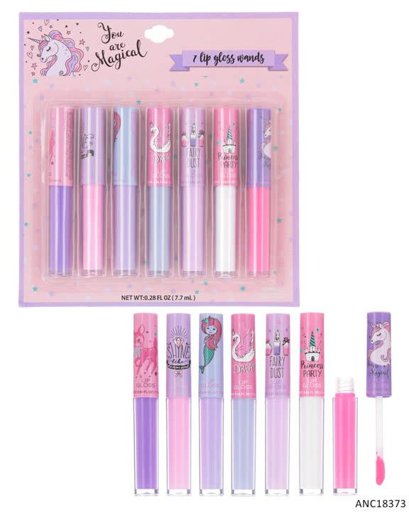 Thumbnail: EXPRESSIONS "You Are Magical Lip Gloss Pack Kids/ Teen Girls - 14 Piece Lip Glo