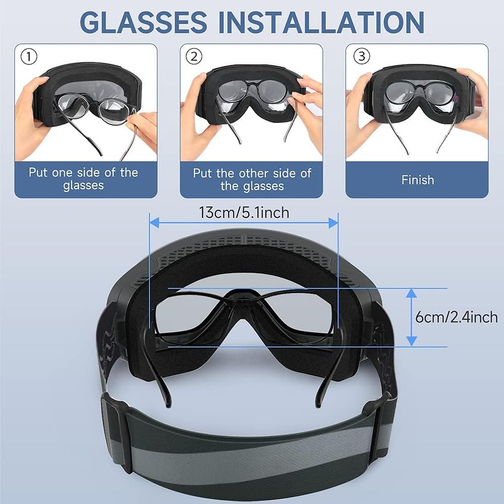 Thumbnail: findway Ski Goggles OTG for Women Men Adult Youth-Over Glasses Snow Goggles-Int
