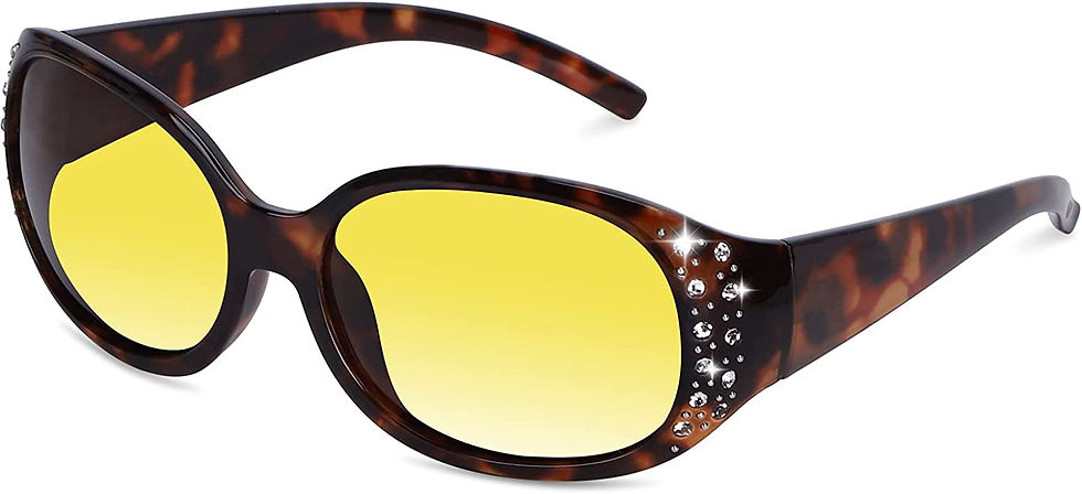 Thumbnail: Holota Polarized Sunglasses for Women, Rhinestone Wrap Around Sunglasses with 1