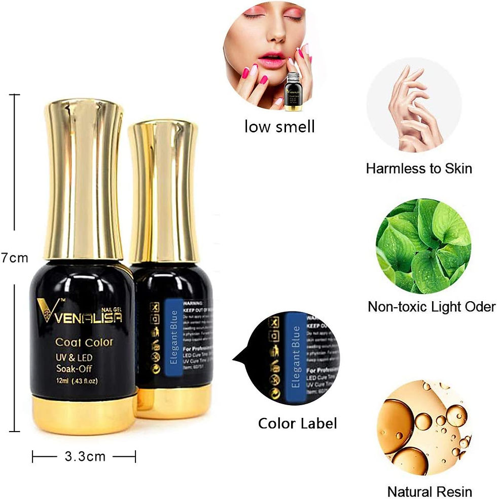 Thumbnail: VENALISA Gel Nail Polish, 12ml Natual Deep Beige Nude Pink Color Soak Off UV LE