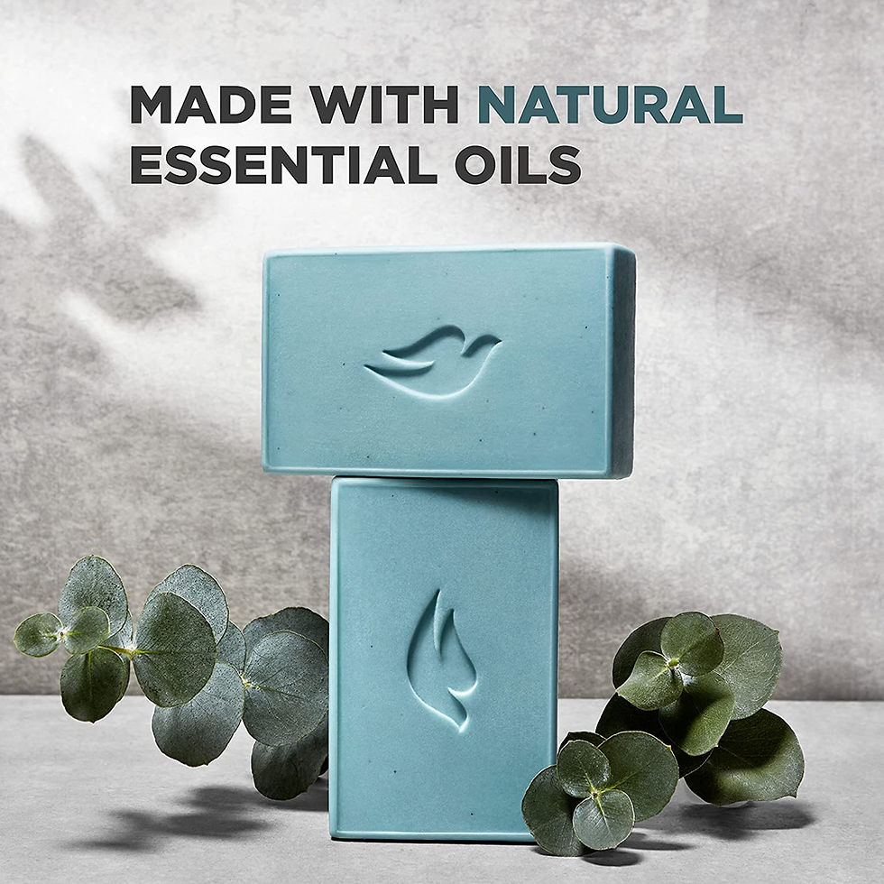 Thumbnail: Dove Men+Care Natural Essential Oil Bar Soap Relaxing Eucalyptus Oil & Cedar Oi