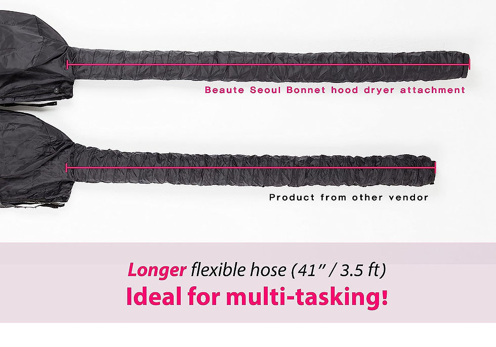 Thumbnail: Soft Bonnet hooded hair dryer Attachment for Natural Curly Textured Hair Care| 