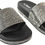 Thumbnail: Forever Link Viste-07 Rhinestone Glitter Slide Slip On Flatform Footbed Sandal 