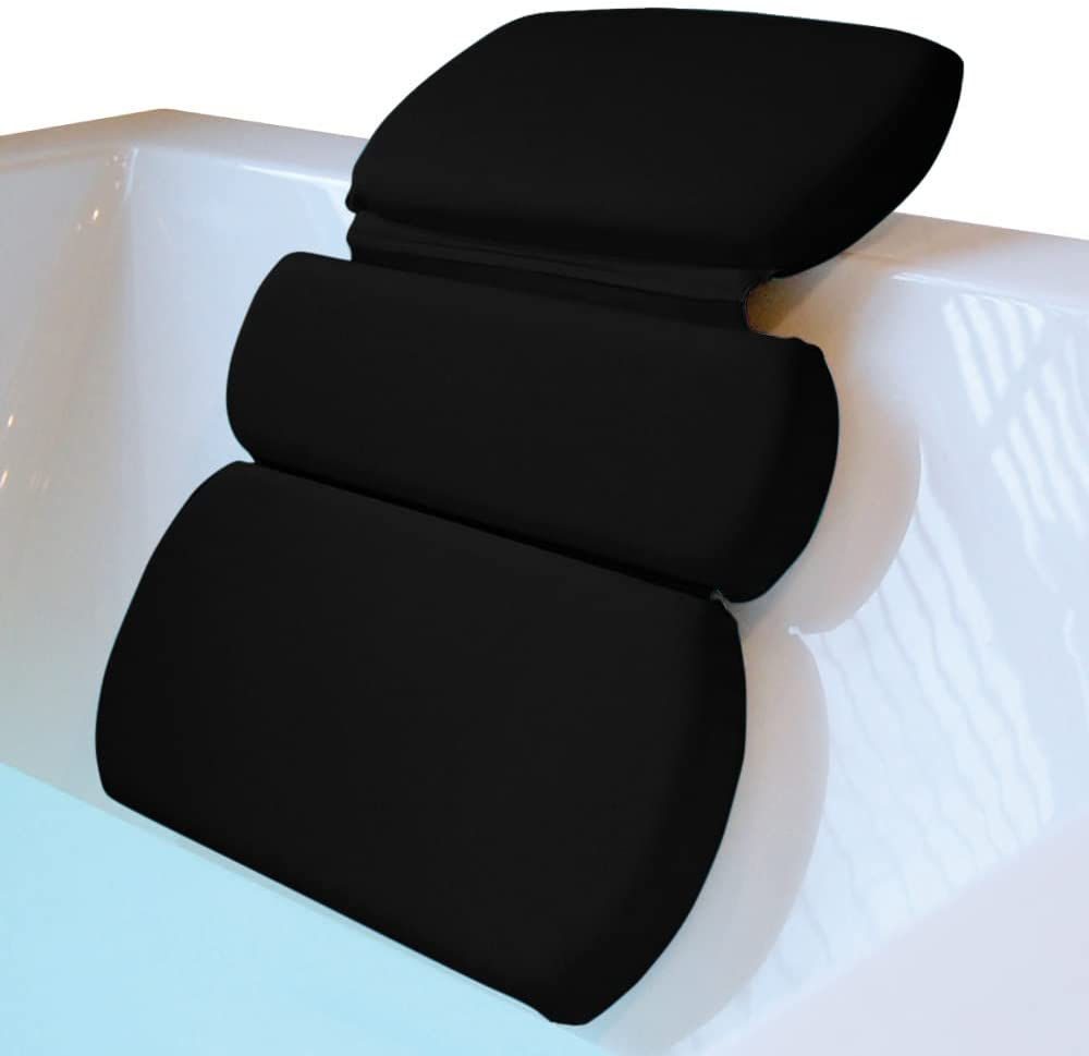 2Gorilla Grip Luxury Bath Pillow, Slip Resistant Waterproof Bathtub Head Neck Su