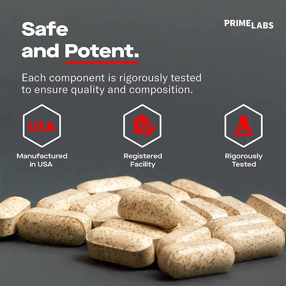 Thumbnail: Prime Labs - Men's Test Booster - Natural Stamina, Endurance and Strength Boost