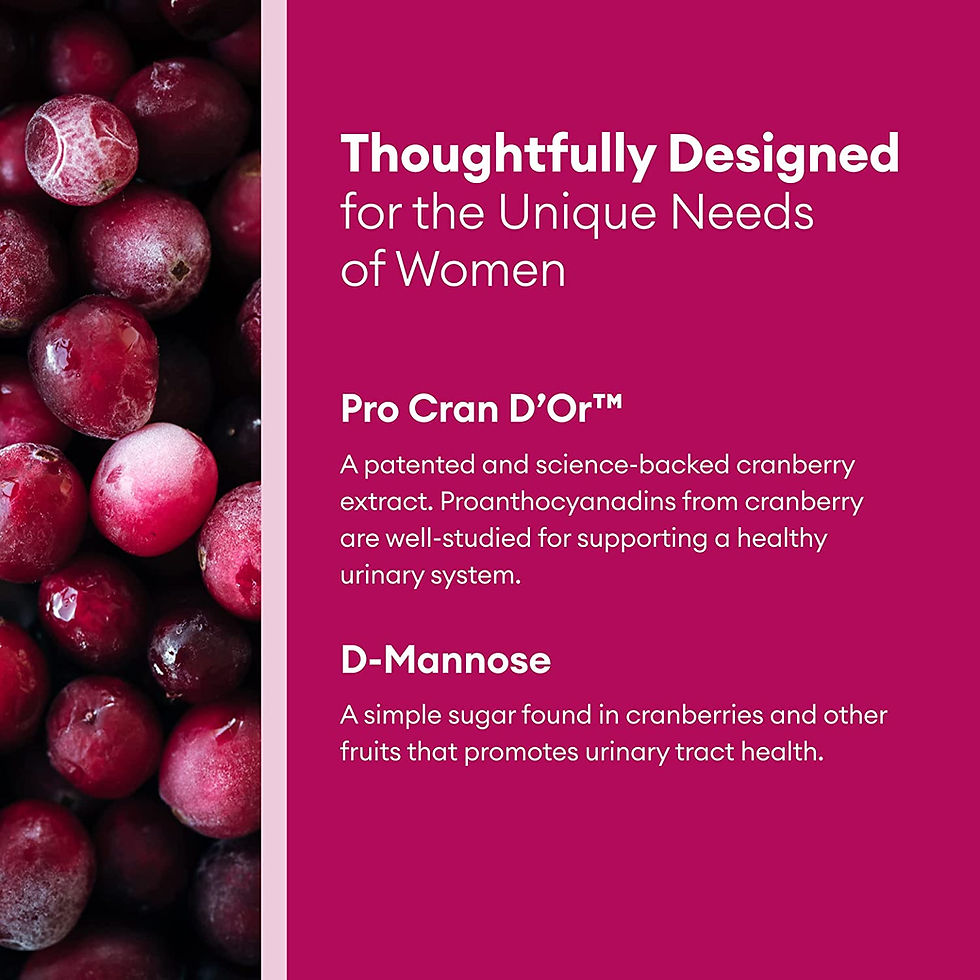 Thumbnail: Probiotics for Women with Organic Prebiotics - 50 Billion CFU, D-Mannose & Cran